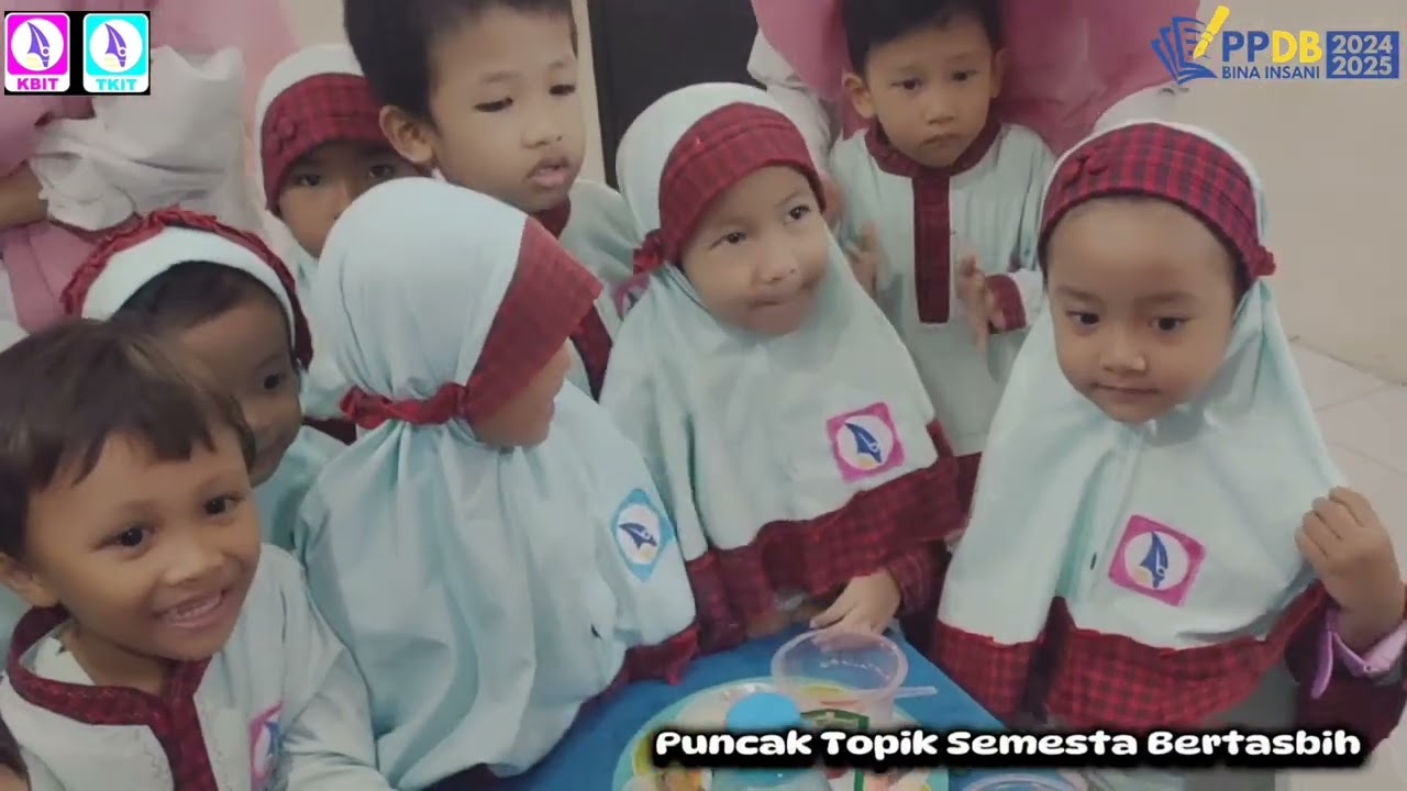 PUNCAK TOPIK SEMESTA BERTASBIH ANANDA KB - TKIT BINA INSANI KABUPATEN KEDIRI