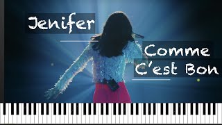 Jenifer - Comme C'est Bon Piano Instrumentale