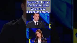 Bardella VS Hayer :  L’insécurité en chiffre avec ça !