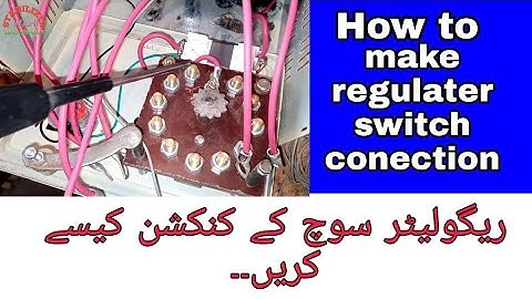 {27} How to Make Regulator Switch Connection 10,000 Watt