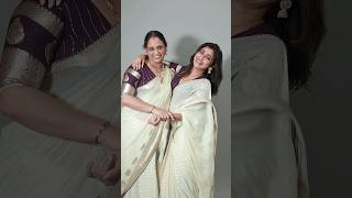 Onam Get Ready Us Amma In Flipkart Saree