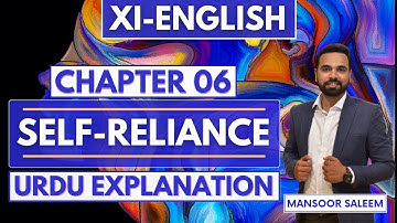 SELF RELIANCE | Urdu/Hindi Translation | XI ENGLISH NEW BOOK