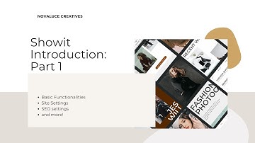 Showit Introduction: part 1 | Site settings | SEO on showit | custom domains | favicons | URL slugs