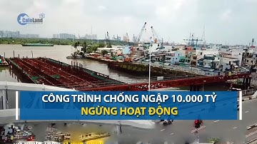 Cận cảnh công trình chống ngập 10.000 tỷ đồng ngừng hoạt động | CAFELAND