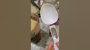 🥄👀 Never Guess Your Measurements Again! Introducing The Smart Digital Measuring Spoon