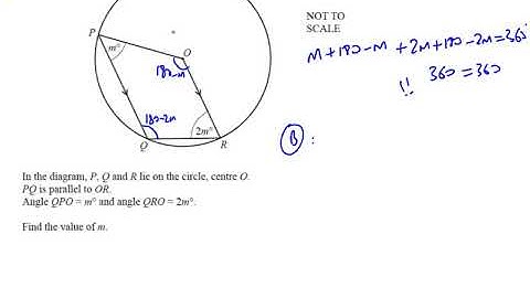 0580/43/O/N/15 (IGCSE) Paper 43 Q8c Angle Geometry, Angles in Circles, Parallel Lines