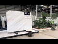 China white marble slabs #white marble #white marble with diagonal veins slab #luxury white marble