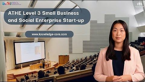 ATHE Level 3 Small Business and Social Enterprise Startup