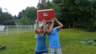 le ice bucket challenge pour ALS en couple gabriel gagnon et jaime darling