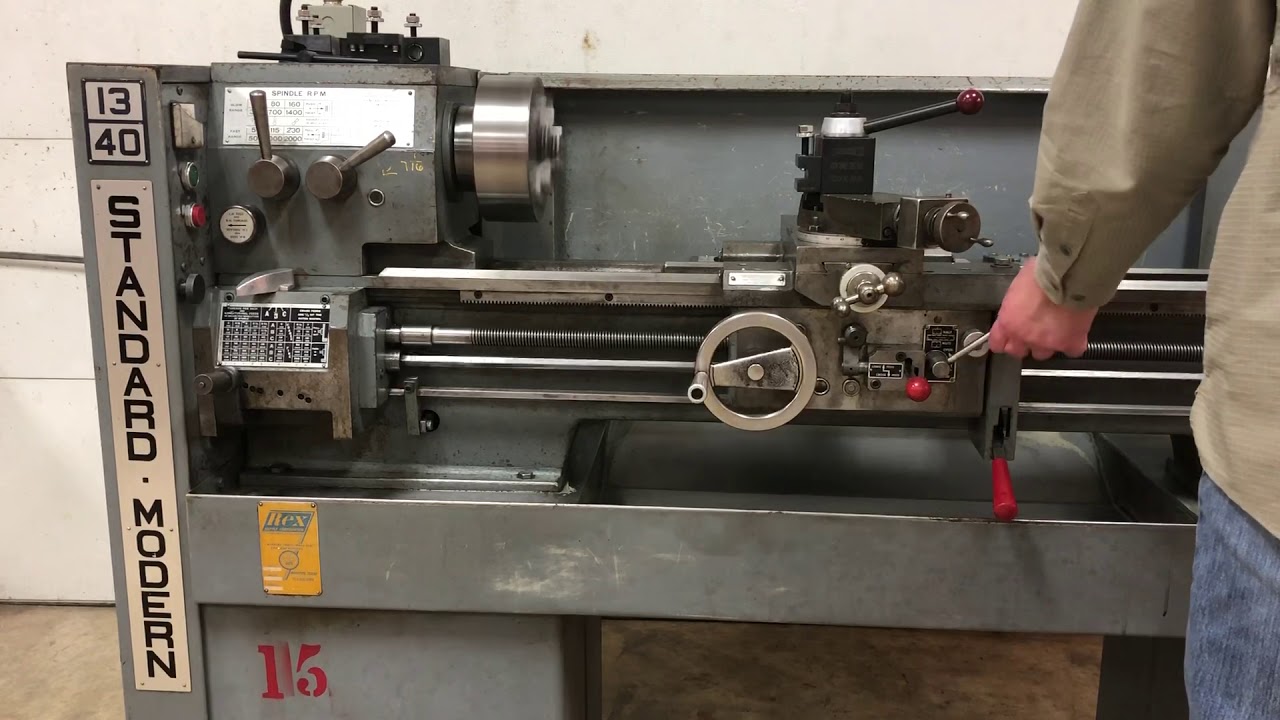 Standard Modern 13/40 Lathe YouTube