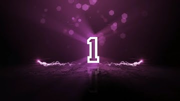 123 numbers intro video background HD