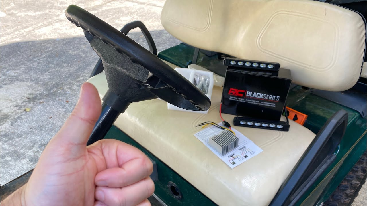 How To Install 12V Lights On A 48V Golf Cart