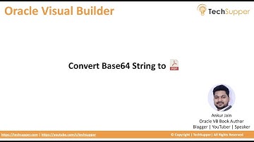 Convert Base 64 to PDF in Oracle Visual Builder | Oracle VBCS | OIC  #oic #oictraining #oracle