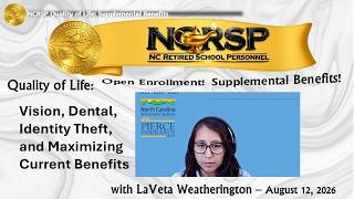 NCRSP Quality of Life: Supplemental Benefits of Dental, Vision, Identity