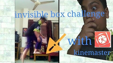 How to make a invisible box challenge video |kinemaster app|