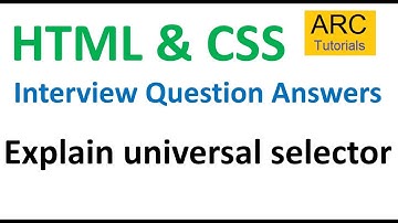 HTML CSS Interview Questions and Answers - 6 | html css interview questions freshers