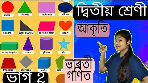 Class 2//ভাৰতী গণিত//দ্বিতীয় শ্ৰেণী//আকৃতি//ভাগ 2