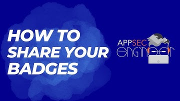 How to Share Badges on AppSecEngineer