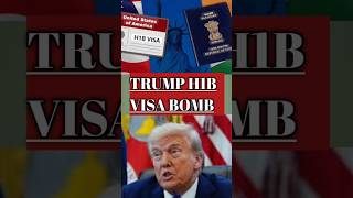 Trump&#39;s new rules regarding H1B visa.#news #trump #india #shorts