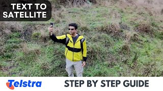 How to use Telstra Text To Satellite on iPhone Australia - Step by step tutorial