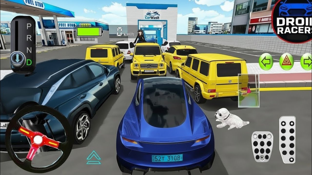 Mercedes G63 Trapped in Car Wash Exit💦| 3D Driving Class Game - Car Gameplay 