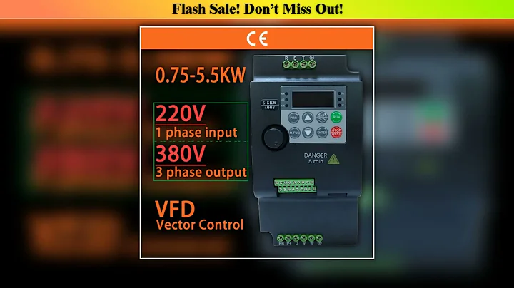 First Look Input 220V to Output 380V VFD Variable Frequency Drive Converter Inverter 0.75/1.5/2.2/3