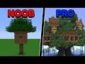 Batalha de Construção: CASA NA ÁRVORE DE NOOB VS CASA NA ÁRVORE DE PRO!