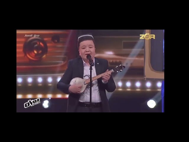 #MUSIC Karvon kordim Qodirxon ijrosida OVOZ BOLALAR Loyihasida Yondirdi Boombaa
