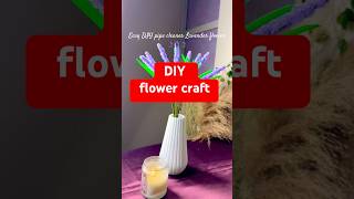 Easy diy pipe cleaner flower. #diy #diycrafts #flowermaking #diyideas #flowercraft #craftyideas