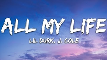 Thumbnail of Lil Durk - All My Life (Lyrics) ft. J. Cole