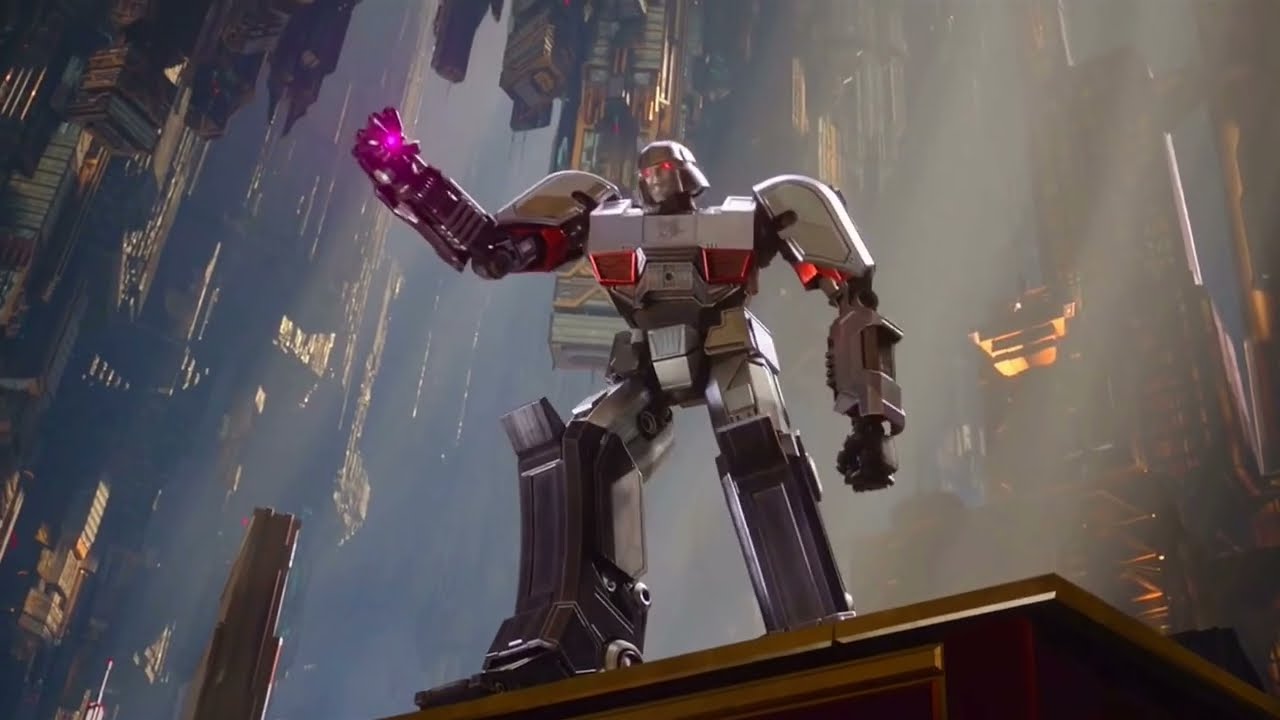 Movie Cllip Transformers One, Megatron lead the army