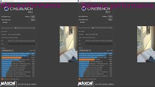 Intel ARC B390 (Core Ultra X9 388H) - Cinebench R23 (MSI Prestige 16 AI+)