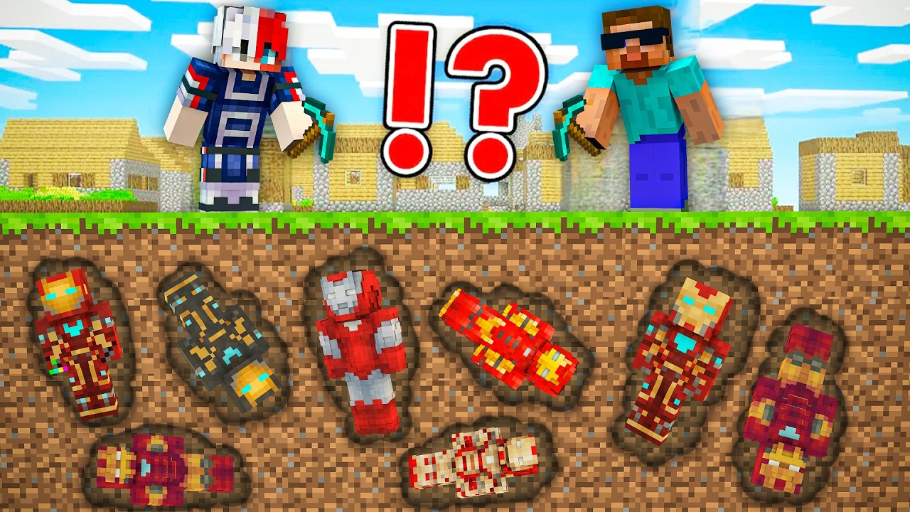 Who Mined The Best Avengers Suit In Minecraft !!?