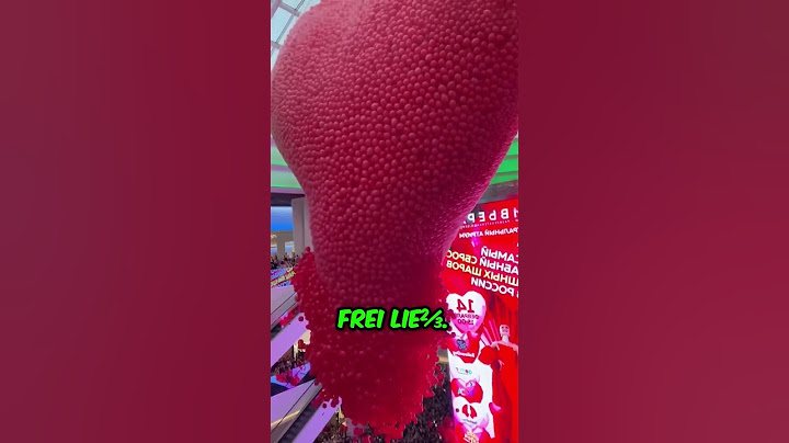 Dieses Einkaufszentrum verschenkte Millionen von Ballons am Valentinstag 😱