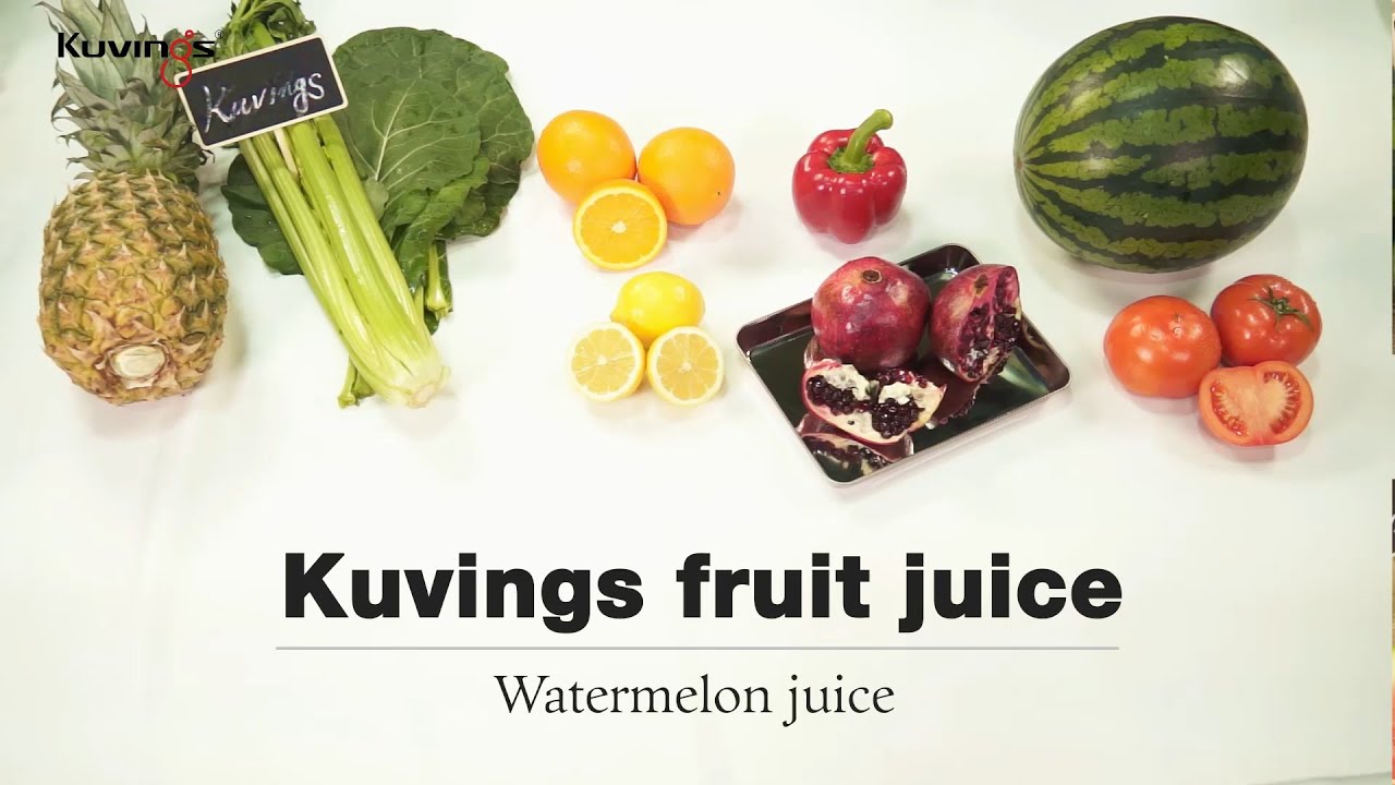 Kuvings whole slow juicer(B3000) detox juice recipe Watermelon juice