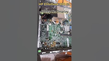 HP EliteDesk 4 Beep No Display And Red Light Solved / HP DESKTOP PROBLEMS HOW TO SOLVED