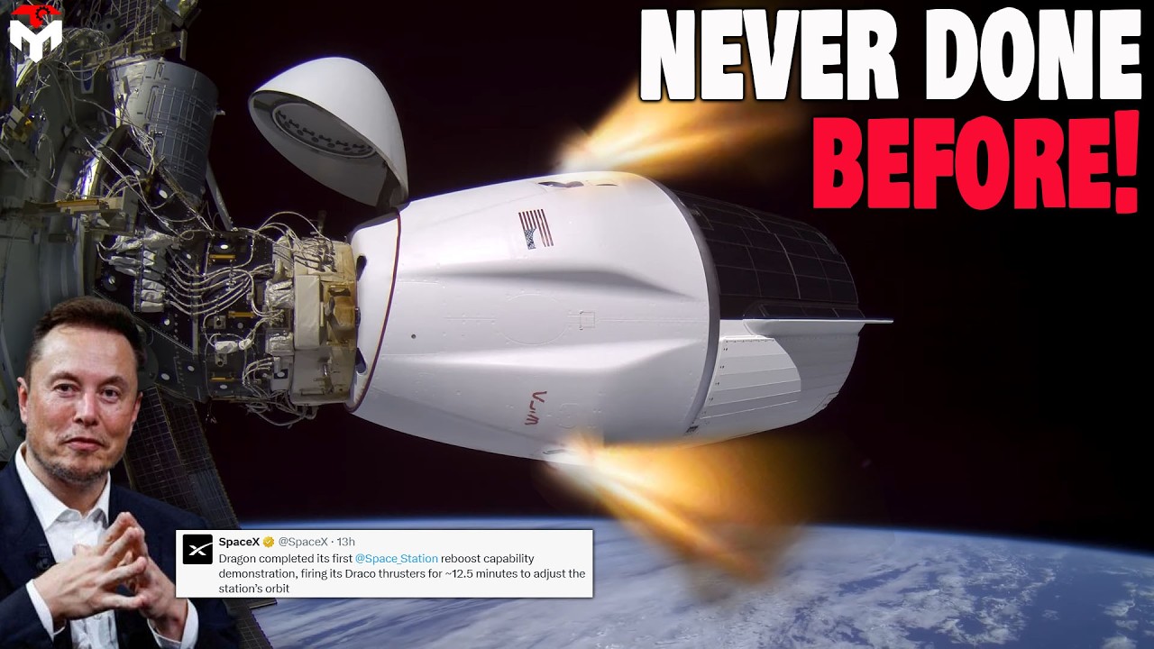 Spacex Dragon Iss Reboost Test