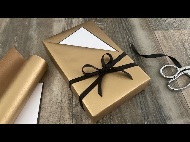 Angled Pocket Gift Wrapping  Paper Craft Ideas 