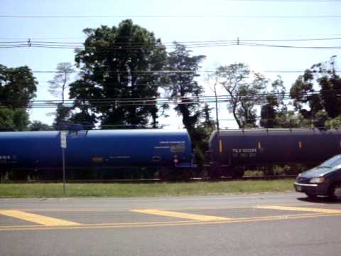 Long CA-51 Heads Through Lawnside Led By 2 NS High Hoods