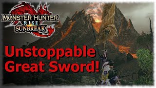 Unstoppable Great Sword! MHR: Sunbreak Playstyle Guide!
