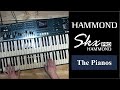 Hammond SKX Pro  - Piano Voices Played - No Talking