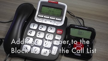 How to add a number to the Block List from the call list - CPR Call Blocker