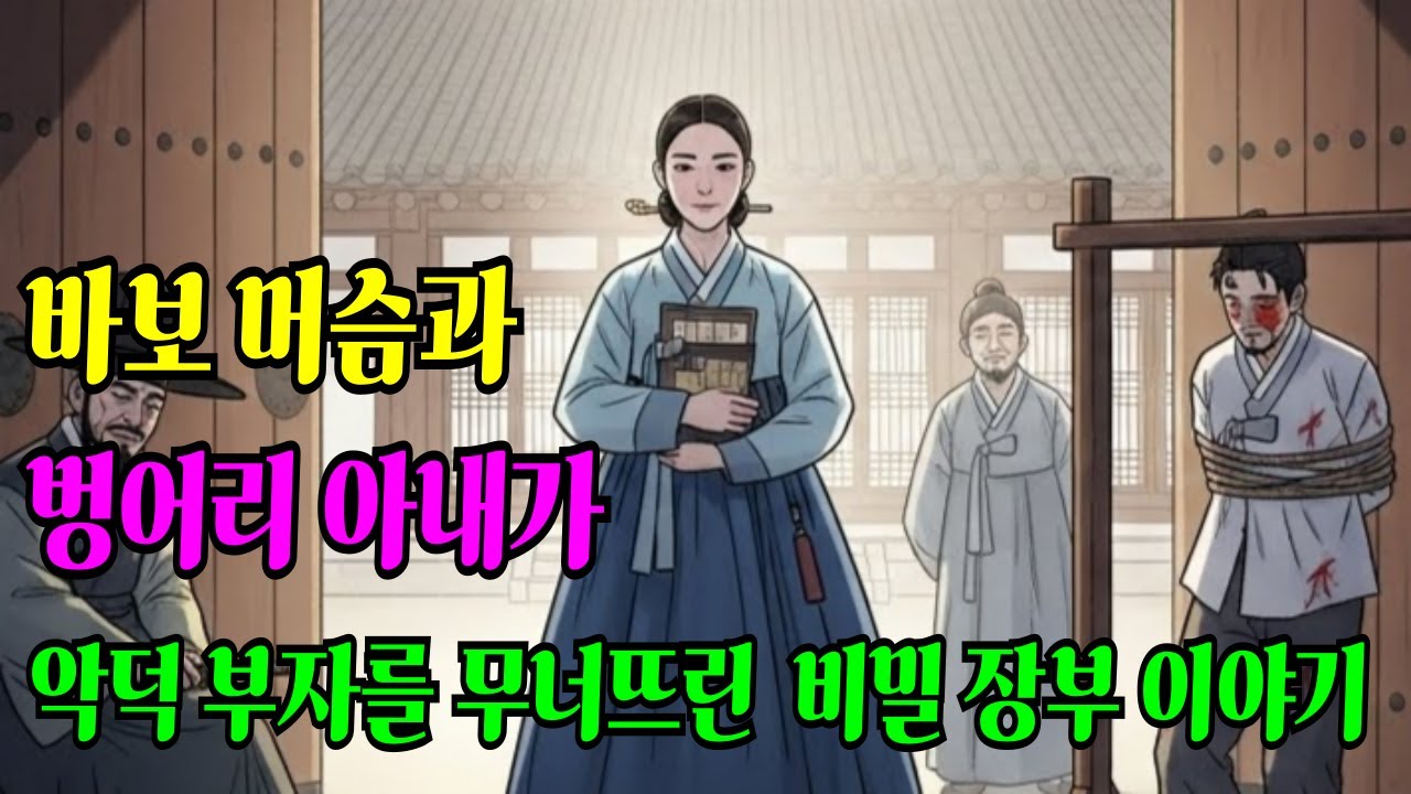 바보 머슴과 벙어리 아내가 악덕 부자를 무너뜨린 비밀 장부 이야기 옛날이야기ㅣ야담ㅣ오디오북ㅣ사이다결말