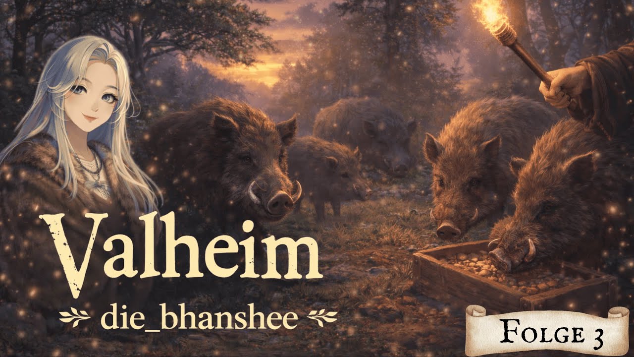 Wildschweine, Gatterbau & eine gefährliche Begegnung | Valheim 