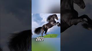 2023 Black Vs White Horse