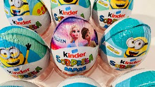 ASMR Unboxing Frozen Maxi Kinder Surprise