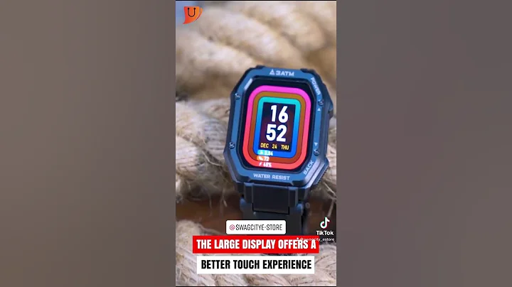 RUGGED SMART WATCH, WATERPROOF, FITNESS TRACKER WITH BLOOD PRESSURE/BLOOD OXYGEN MONITOR.