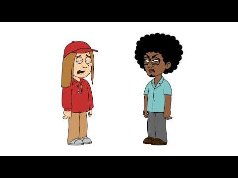 My racist hater thinks that afro and glasses people are nerdy