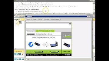 IT Essentials 教學 8.1.2.13 Packet Tracer -  Connect Wireless Computers to a Wireless Router