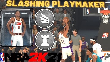BEST SLASHING PLAYMAKER SHOOTING GOD | NBA 2K21 MY CAREER BUILD WITH CRAZY MOMENTS IN GAME